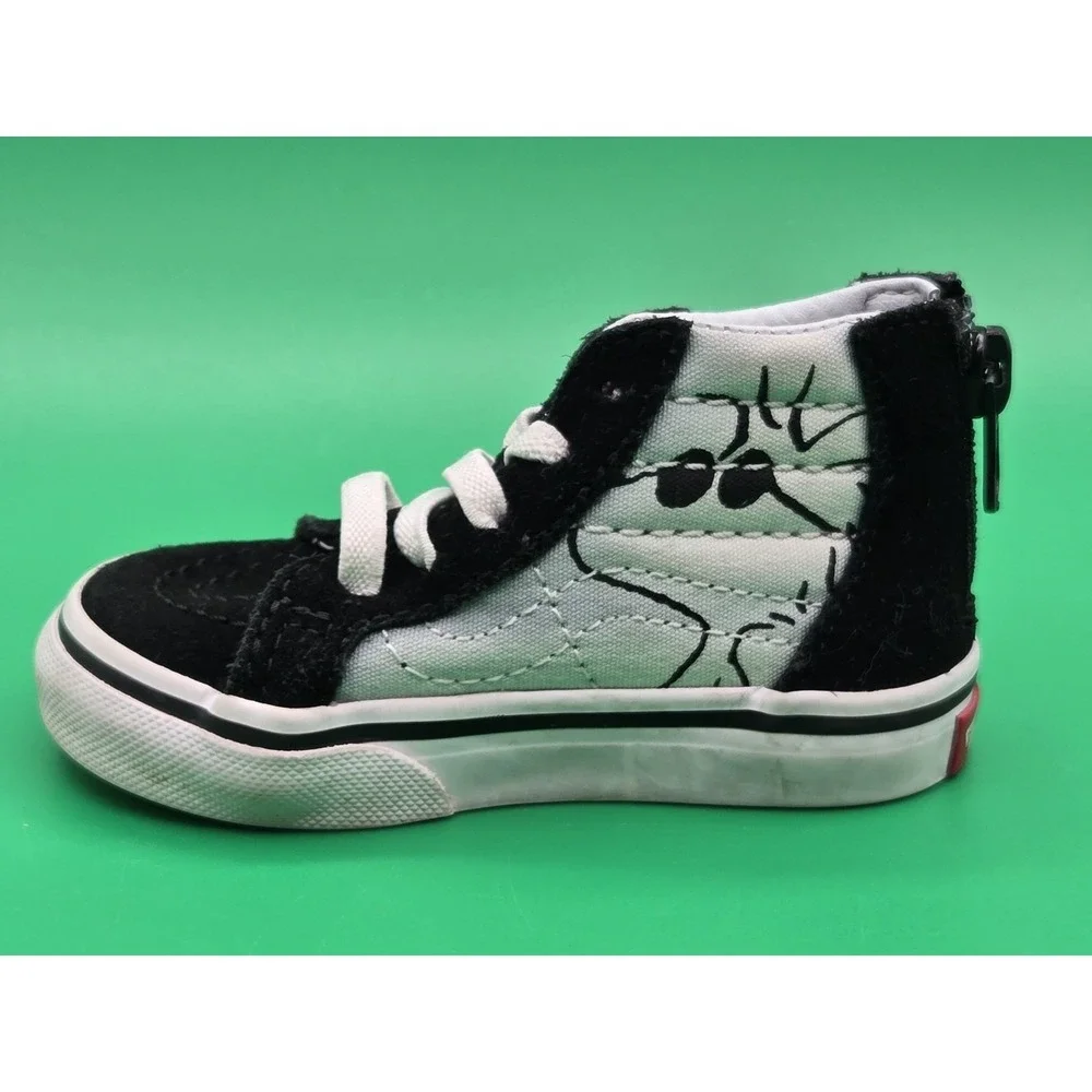Vans x Peanuts SK8-Hi Sneaker - Joe Cool Snoopy Woodstock Black - Toddler 4.5 US